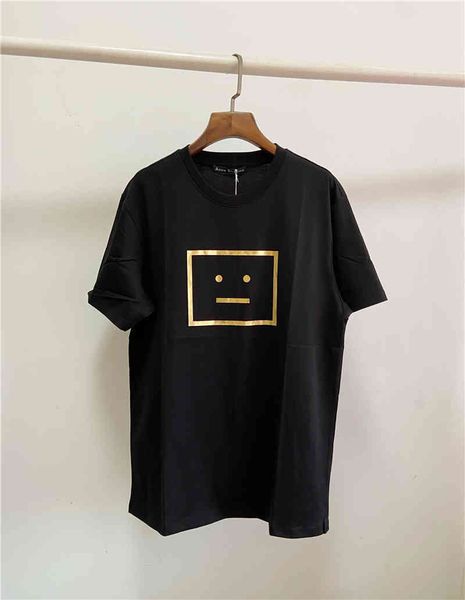 2022 fashion brand acne laser printed square smiley face short sleeve t-shirt ggel, White
2022 fashion brand acne laser printed square smiley face short sleeve t-shirt ggel, White