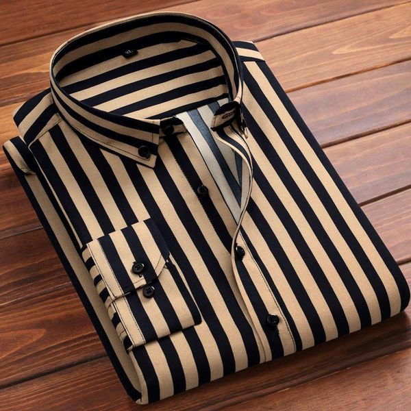 men's casual shirts men autumn long sleeve shirt plaid stripe printed business slim top, White;black
men's casual shirts men autumn long sleeve shirt plaid stripe printed business slim top, White;black