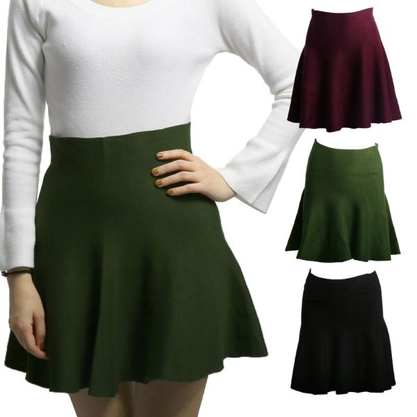 skirts warm knitted women pleated mini sweater skirt casual elastic flared female midi knee length, Black
skirts warm knitted women pleated mini sweater skirt casual elastic flared female midi knee length, Black