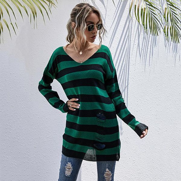 long sweater 2021 autumn lady v neck hollow out pullover plus size jumpers split green sweaters goth loose thin women striped women's, White;black
long sweater 2021 autumn lady v neck hollow out pullover plus size jumpers split green sweaters goth loose thin women striped women's, White;black