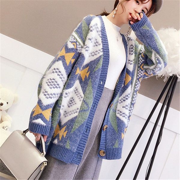 women's sweaters korean style loose oversized cardigans women sweater and v-neck long knitted coatponcho plaid outerwear coat q55y, White;black
women's sweaters korean style loose oversized cardigans women sweater and v-neck long knitted coatponcho plaid outerwear coat q55y, White;black