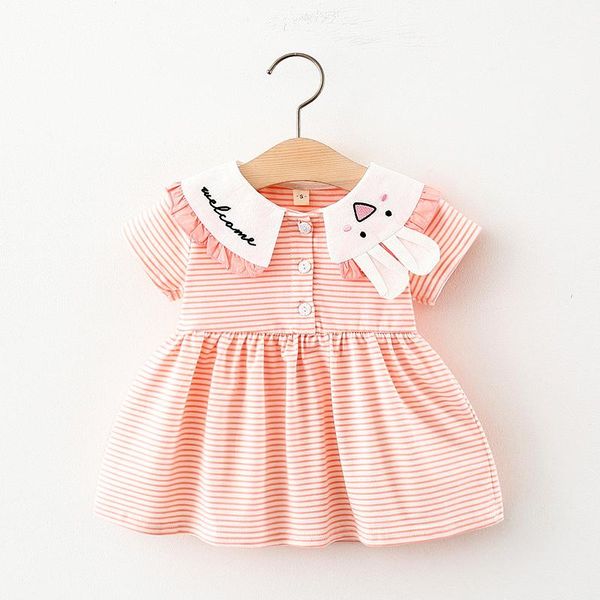 girl's dresses children stripe dress pattern princess baby girls o-neck fashion cotton kids vestido clothing, Red;yellow
girl's dresses children stripe dress pattern princess baby girls o-neck fashion cotton kids vestido clothing, Red;yellow