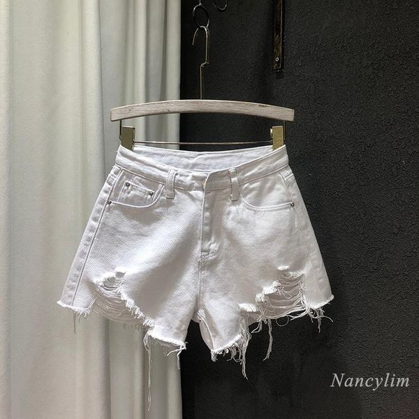 denim shorts woman ripped hem wide legs all-match pants thin candy color girls students shirt 2021 summer women's jeans, Blue
denim shorts woman ripped hem wide legs all-match pants thin candy color girls students shirt 2021 summer women's jeans, Blue