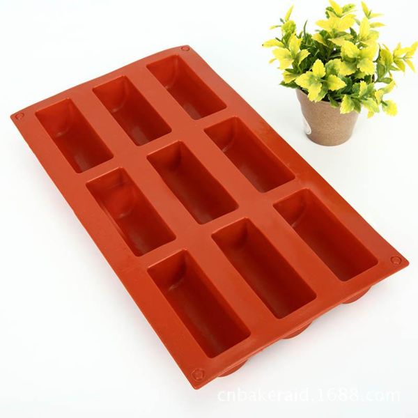baking moulds 1pcs kitchen supplies cake mold diy tools multi purpose 3d stick shape 9-cavity brick red silicone reusable mould
baking moulds 1pcs kitchen supplies cake mold diy tools multi purpose 3d stick shape 9-cavity brick red silicone reusable mould