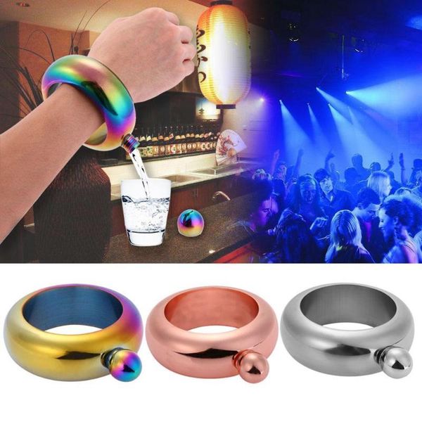 hip flasks 100ml bracelet wine bottle portable stainless steel funnels whiskey cups glasses pot alcohol use drinking accessories
hip flasks 100ml bracelet wine bottle portable stainless steel funnels whiskey cups glasses pot alcohol use drinking accessories