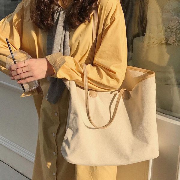 korean version large capacity canvas shoulder bag women shopping ins student art simple all-match tote handbags evening bags
korean version large capacity canvas shoulder bag women shopping ins student art simple all-match tote handbags evening bags