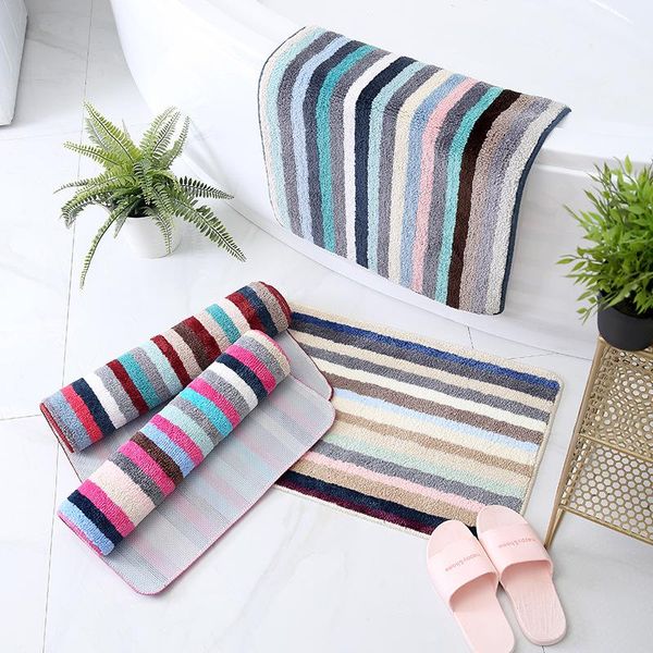 carpets door mat welcome pastoral style striped thick plush small carpet living room bathroom entrance anti-slip home decoration
carpets door mat welcome pastoral style striped thick plush small carpet living room bathroom entrance anti-slip home decoration