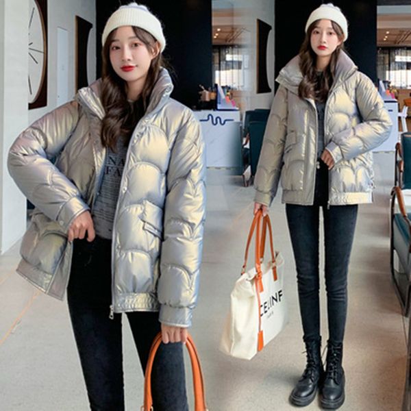 woman glossy warm down coats winter fashion trend thicken stand neck loose puff jacket designer wholesale female casual bread puffer jackets, Black
woman glossy warm down coats winter fashion trend thicken stand neck loose puff jacket designer wholesale female casual bread puffer jackets, Black