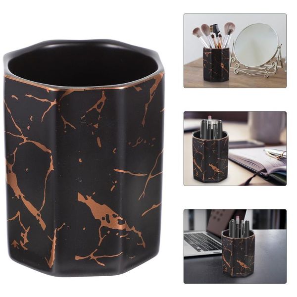 candle holders 1pc practical pen holder octagonal organizer marbling pencil container
candle holders 1pc practical pen holder octagonal organizer marbling pencil container