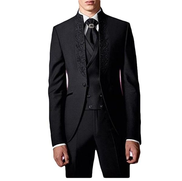 men's suits & blazers latest coat pant designs black men suit prom tuxedo slim fit 3 piece groom wedding for custom blazer terno masucl, White;black
men's suits & blazers latest coat pant designs black men suit prom tuxedo slim fit 3 piece groom wedding for custom blazer terno masucl, White;black