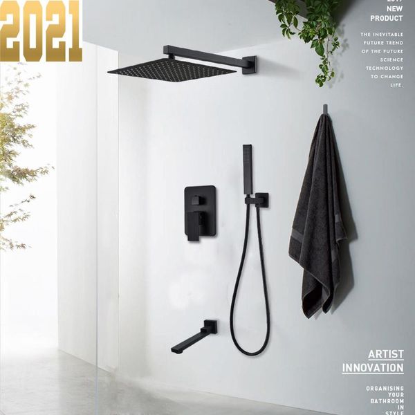 matte black shower faucets set rain waterfall concealed system wall mount bathtub mixer combo bathroom sets
matte black shower faucets set rain waterfall concealed system wall mount bathtub mixer combo bathroom sets