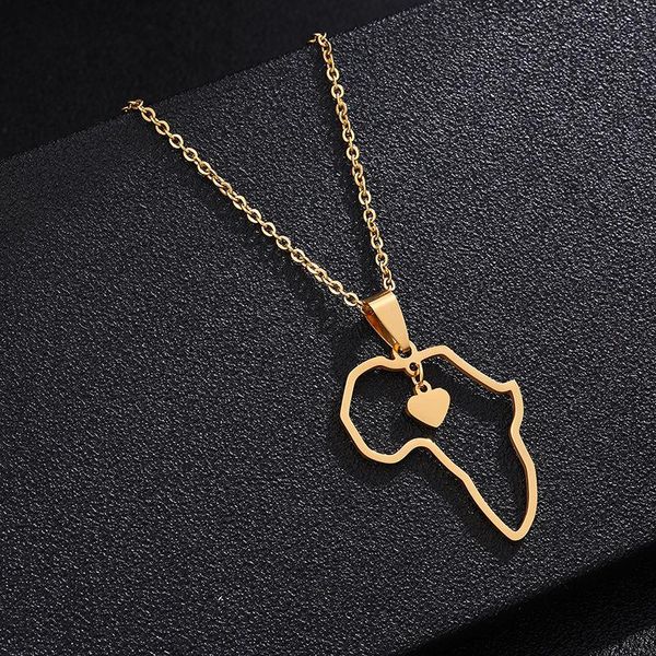 chains fashion stainless steel map of africa hip-hop pendant necklace titanium, Silver
chains fashion stainless steel map of africa hip-hop pendant necklace titanium, Silver