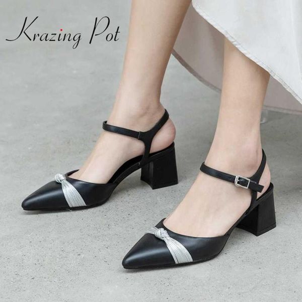 dress shoes krazing pot classic cow leather pointe toe heels riband office lady ankle straps european style pumps l23, Black
dress shoes krazing pot classic cow leather pointe toe heels riband office lady ankle straps european style pumps l23, Black