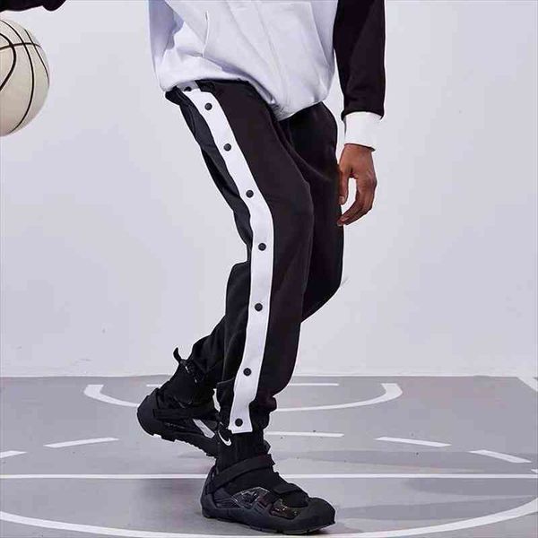 fully open buttoned foot women pants breasted side row sports trousers training uniforms men, Black
fully open buttoned foot women pants breasted side row sports trousers training uniforms men, Black
