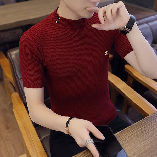 men sweater o-neck mens pullover male tshirts solid color man sweaters pull clothes short sleeve homme shirt badge k269 men's, White;black
men sweater o-neck mens pullover male tshirts solid color man sweaters pull clothes short sleeve homme shirt badge k269 men's, White;black