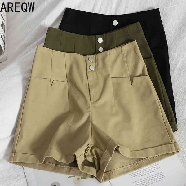 joker fashion curling shorts spring breasted high waist slim wide leg pants korean pocket straight pants students 210507, White;black
joker fashion curling shorts spring breasted high waist slim wide leg pants korean pocket straight pants students 210507, White;black