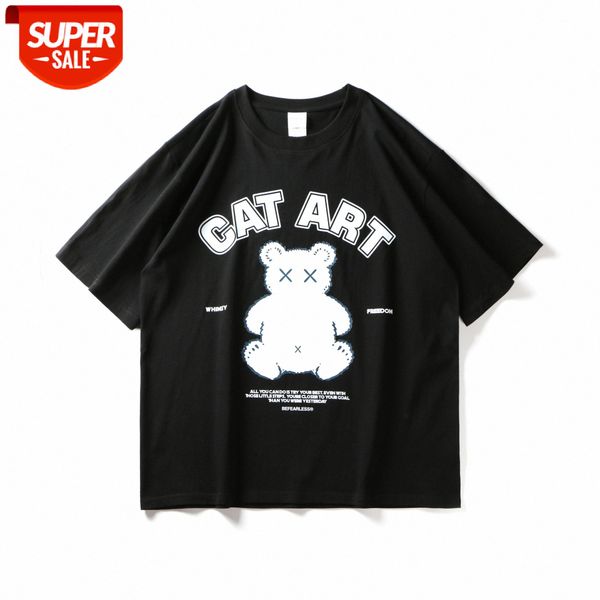 befearle cartoon anime element puppet bear short-sleeved loose men and women couples the same t-shirt ins tide brand summer #153u, White;black
befearle cartoon anime element puppet bear short-sleeved loose men and women couples the same t-shirt ins tide brand summer #153u, White;black