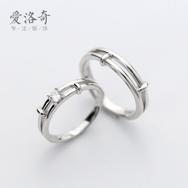 s925 silver couple simple single diamond double opening fashion pair ring gift j3516
s925 silver couple simple single diamond double opening fashion pair ring gift j3516