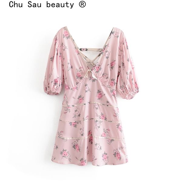 beauty fashion holiday style floral print backless dress women casual chic bow mini dresses female vestido de moda 210514, Black;gray
beauty fashion holiday style floral print backless dress women casual chic bow mini dresses female vestido de moda 210514, Black;gray