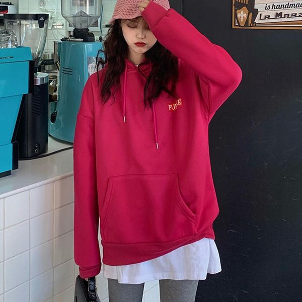 women's hoodies & sweatshirts autumn winter simple plus velvet hooded long sleeve cute letter print casual loose sweatshirt women, Black
women's hoodies & sweatshirts autumn winter simple plus velvet hooded long sleeve cute letter print casual loose sweatshirt women, Black