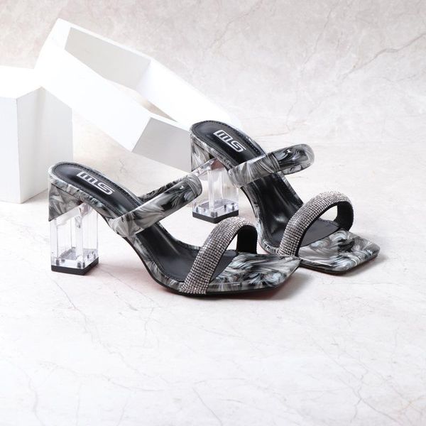 sandals fashion open toe high heels women print flower transparent heel slippers shoes clear, Black
sandals fashion open toe high heels women print flower transparent heel slippers shoes clear, Black
