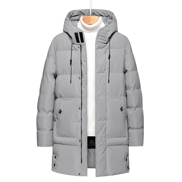 men winter warm thick long solid color parka coat waterproof hooded jacket autumn fashion casual 211103, Black
men winter warm thick long solid color parka coat waterproof hooded jacket autumn fashion casual 211103, Black
