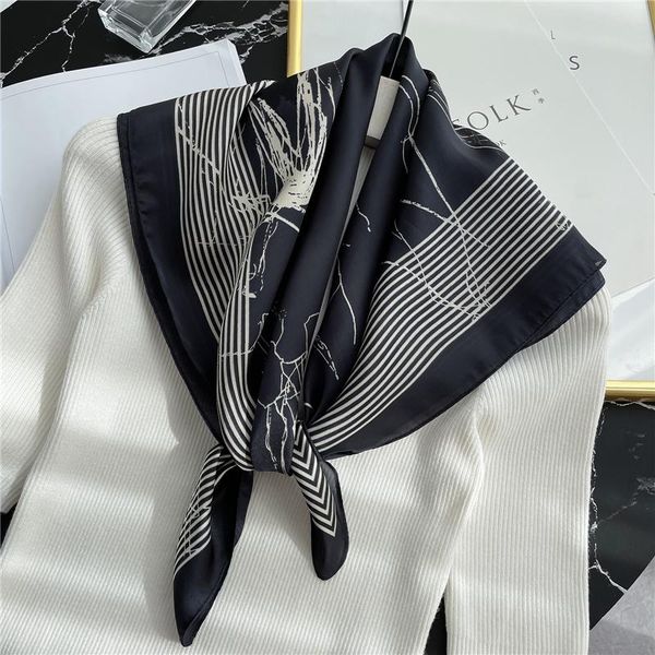 scarves print silk scarf square women hairband foulard female neck fashion pashmina shawl lady wraps neckerchief bandana, Blue;gray
scarves print silk scarf square women hairband foulard female neck fashion pashmina shawl lady wraps neckerchief bandana, Blue;gray