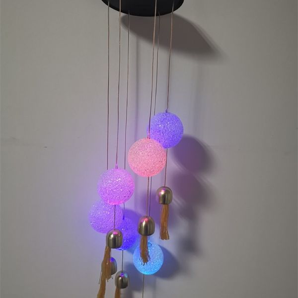 new solar wind chime lamp bell outdoor waterproof courtyard lawn landscape garden particle rice ball
new solar wind chime lamp bell outdoor waterproof courtyard lawn landscape garden particle rice ball