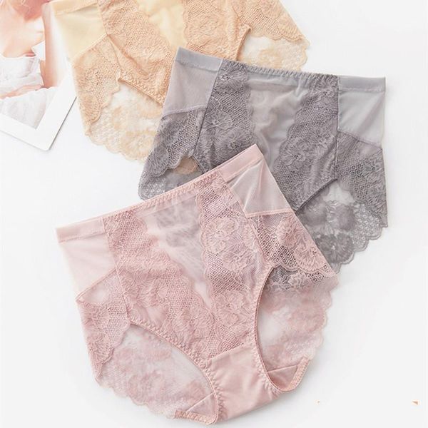 women's panties women's lace and mesh material hight waist breifs smooth seamless underpants sofe breathalbe female underwear, Black;pink
women's panties women's lace and mesh material hight waist breifs smooth seamless underpants sofe breathalbe female underwear, Black;pink