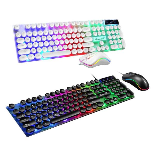 wired rgb rainbow backlit luminous gamer mouse keyboard set for working or games combos
wired rgb rainbow backlit luminous gamer mouse keyboard set for working or games combos