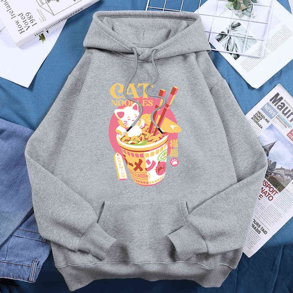 kawaii cat noodles cartoon printing streetwear woman harajuku vintage hooded 2021 spring hoodies hip hop fleece female hoody y0820, Black
kawaii cat noodles cartoon printing streetwear woman harajuku vintage hooded 2021 spring hoodies hip hop fleece female hoody y0820, Black