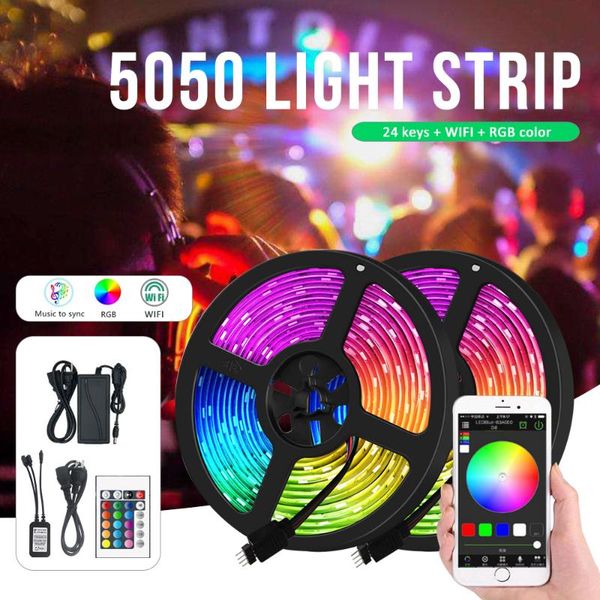 10m wifi led strip light dc 12v smd flexible diode ribbon tape rgb waterproo remote full set non waterproof ligh strips
10m wifi led strip light dc 12v smd flexible diode ribbon tape rgb waterproo remote full set non waterproof ligh strips