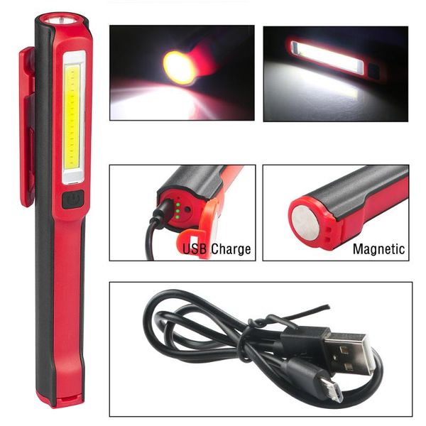 rechargeable xpe cob led torch outdoor camping fishing work light penlight lanterna with magnet hook flashlights torches
rechargeable xpe cob led torch outdoor camping fishing work light penlight lanterna with magnet hook flashlights torches