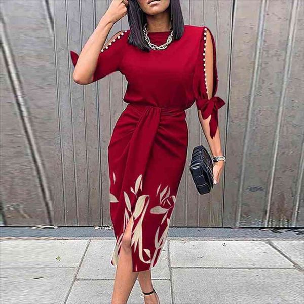 hollow out tie up women dress half sleeve elegant o neck draped slit long fashion retro leaf print party, Black;gray
hollow out tie up women dress half sleeve elegant o neck draped slit long fashion retro leaf print party, Black;gray