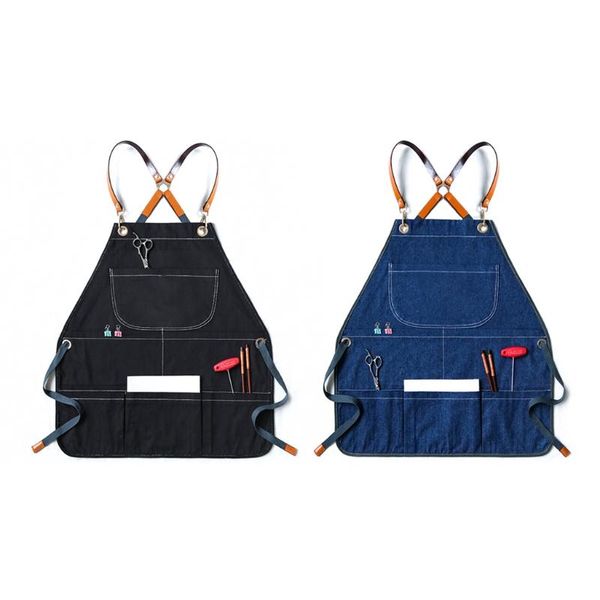 aprons denim canvas apron cross back adjustable chef multi-pocket sleeveless strap and large pockets for kitchen k0ab
aprons denim canvas apron cross back adjustable chef multi-pocket sleeveless strap and large pockets for kitchen k0ab