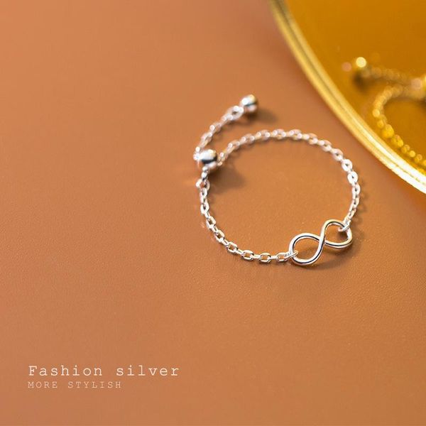 cluster rings real 925 sterling silver for women teen girls adjustable infinity link chains korean fashion jewelry drop 2021, Golden;silver
cluster rings real 925 sterling silver for women teen girls adjustable infinity link chains korean fashion jewelry drop 2021, Golden;silver