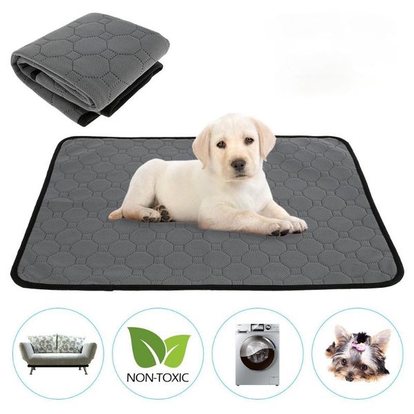 washable puppy training pad pet mat anti-slip reusable dog pee blanket for cat size s/m/l/xl kennels & pens
washable puppy training pad pet mat anti-slip reusable dog pee blanket for cat size s/m/l/xl kennels & pens