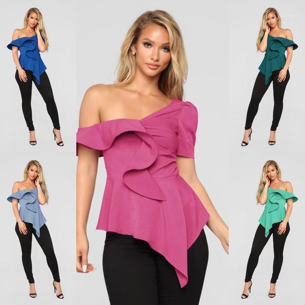 women's t-shirt fashion 2021 solid all-match streetwear female casual irregular hem tunic plus size y2k women summer cold shoulder t-s, White
women's t-shirt fashion 2021 solid all-match streetwear female casual irregular hem tunic plus size y2k women summer cold shoulder t-s, White