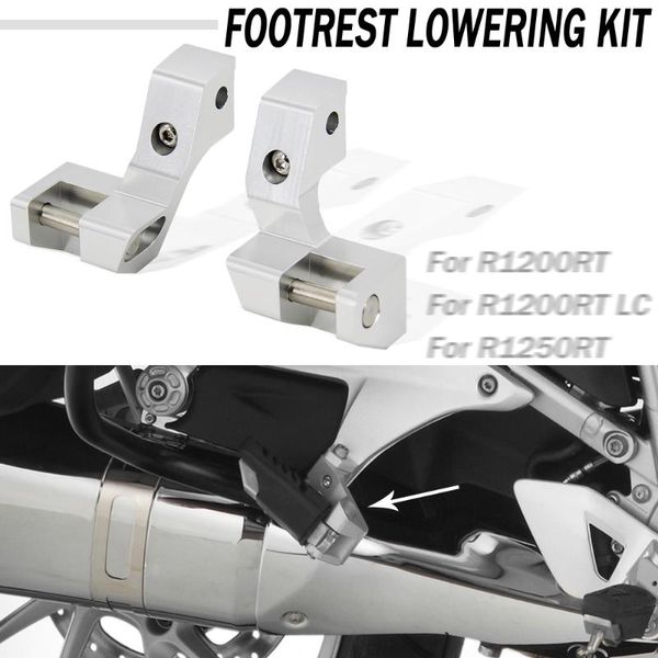 for r1200rt 2005-2013 lc 2014- r1250rt all years foot peg rest motorcycle passenger footpeg lowering kit pedals
for r1200rt 2005-2013 lc 2014- r1250rt all years foot peg rest motorcycle passenger footpeg lowering kit pedals