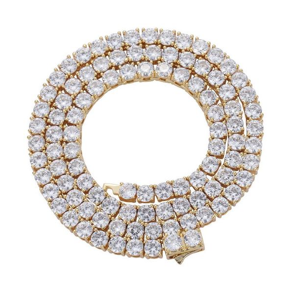 3/4/5mm 16"-20" hip hop bling iced out spring clasp tennis chain chokers necklaces women men 1 row cz stone link jewelry chains, Silver
3/4/5mm 16"-20" hip hop bling iced out spring clasp tennis chain chokers necklaces women men 1 row cz stone link jewelry chains, Silver