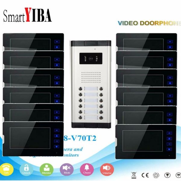 smartyiba color touch screen intercom for apartments video system doorbell 3 to 12 homes ir camera doorphone door phones
smartyiba color touch screen intercom for apartments video system doorbell 3 to 12 homes ir camera doorphone door phones