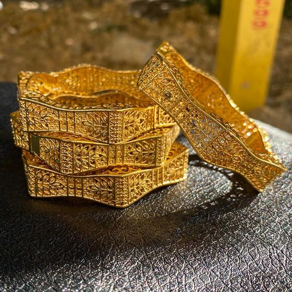 bangle 4pc irregular 24k gold color ethiopian bracelet saudi arabic dubai bangles for women wedding jewelry african gifts, Black
bangle 4pc irregular 24k gold color ethiopian bracelet saudi arabic dubai bangles for women wedding jewelry african gifts, Black