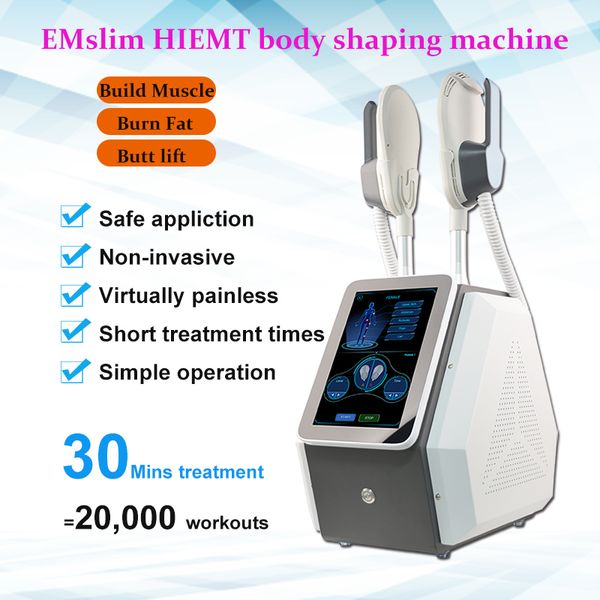 high intensity hiemt emslim body shaping machine electromagnetic muscle simulator ems fat burning no pain sliming device
high intensity hiemt emslim body shaping machine electromagnetic muscle simulator ems fat burning no pain sliming device