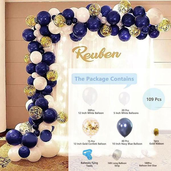 109pcs dark blue balloons garland kit chain globos arch foil balloon baby shower wedding birthday party decoration
109pcs dark blue balloons garland kit chain globos arch foil balloon baby shower wedding birthday party decoration