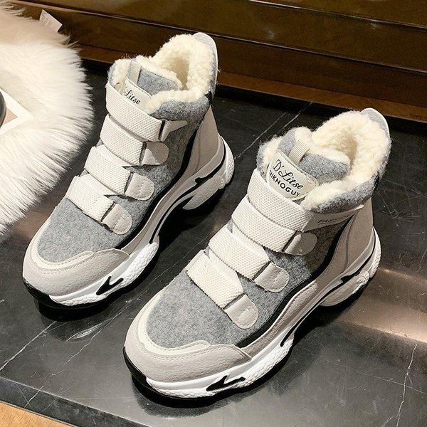 boots 2021 warm winter waterproof snow women hook & loop suede plush shoes woman sneakers for botas mujer, Black
boots 2021 warm winter waterproof snow women hook & loop suede plush shoes woman sneakers for botas mujer, Black