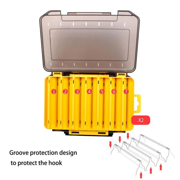 fishing accessories 2 sided lure case tackle box 12 baits squid jigs container organizer storage cas de leurre
fishing accessories 2 sided lure case tackle box 12 baits squid jigs container organizer storage cas de leurre