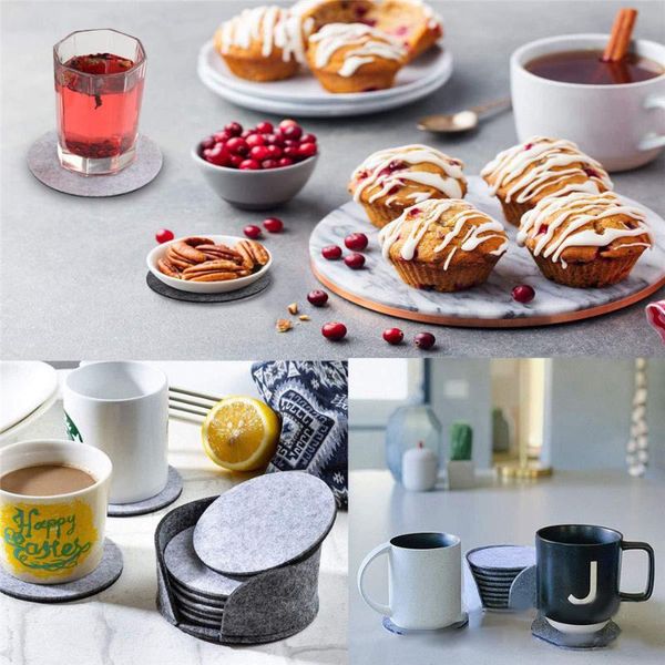mats & pads 10pcs round felt dining table protector pad heat resistant cup mat coffee tea drink mug placemat kitchen accessories
mats & pads 10pcs round felt dining table protector pad heat resistant cup mat coffee tea drink mug placemat kitchen accessories
