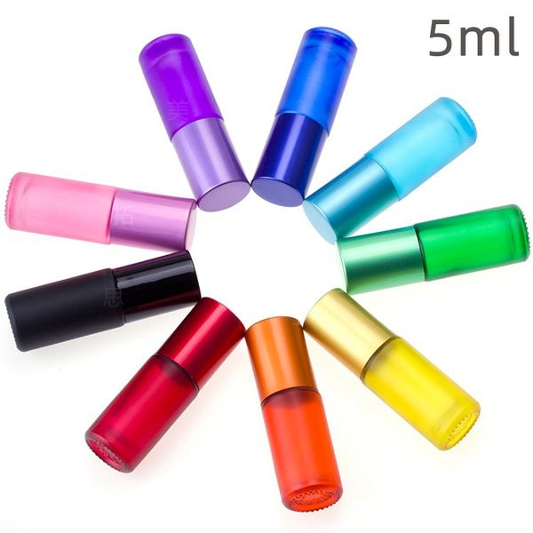 5ml frosted colorful perfume essential oil roller bottle
5ml frosted colorful perfume essential oil roller bottle