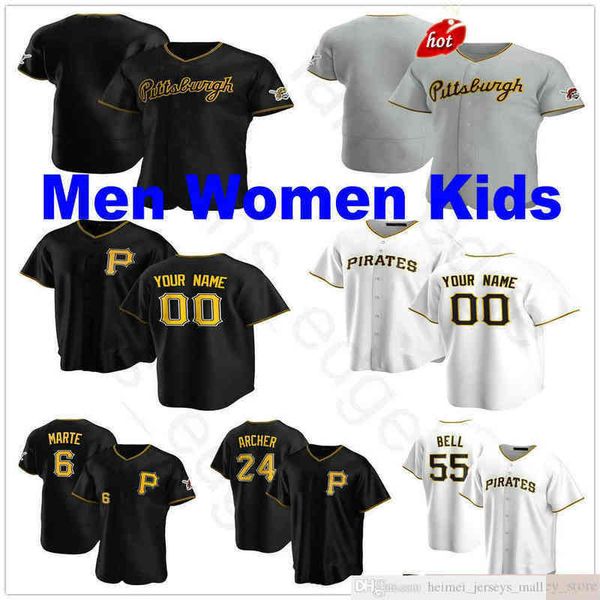 custom 2022 news men 55 josh bell baseball jerseys 24 chris archer 6 starling marte 50 jameson taillon stitched women kids youth jersey, Black
custom 2022 news men 55 josh bell baseball jerseys 24 chris archer 6 starling marte 50 jameson taillon stitched women kids youth jersey, Black