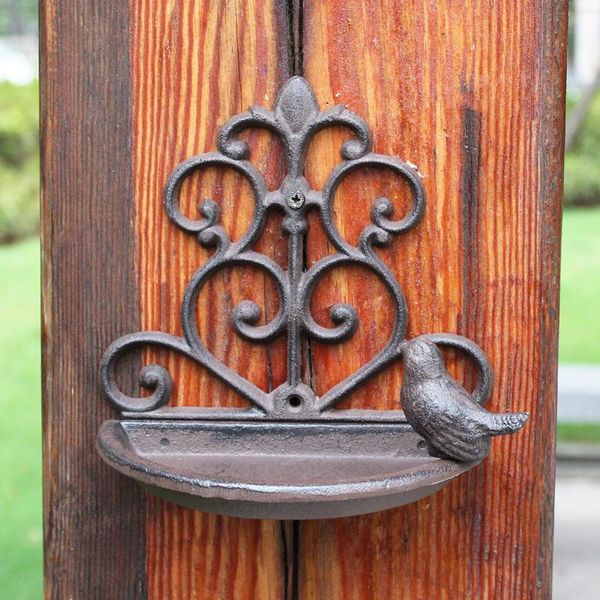 antique rustic cast iron wall bird feeder farm house accents home garden mounted figurine metal key storage plate bowl other supplies
antique rustic cast iron wall bird feeder farm house accents home garden mounted figurine metal key storage plate bowl other supplies